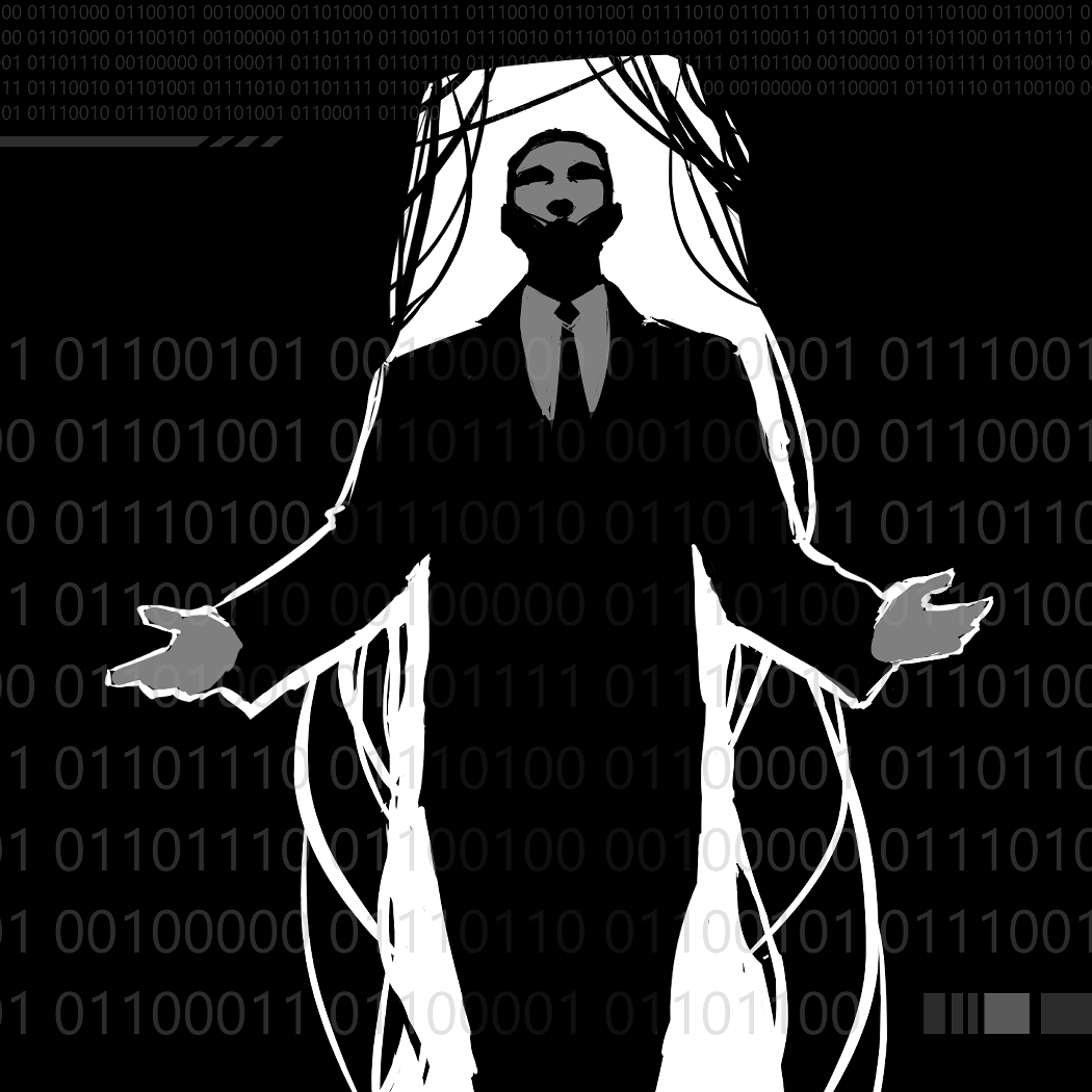 black and white businessman